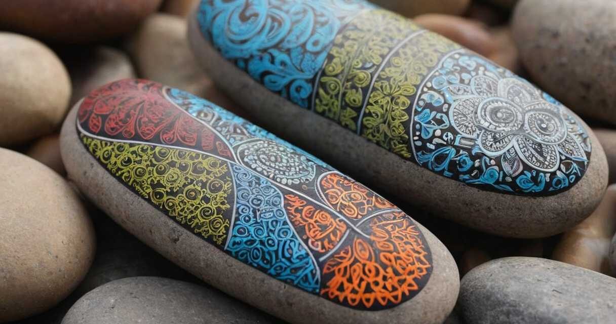 L’art du dessin sur galets avec les feutres Posca